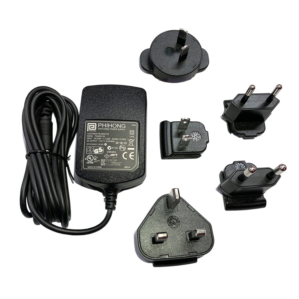 Ohaus 30467987 12 V 0.5 A Multi-Region Power Supply Kit - GNW Instrumentation