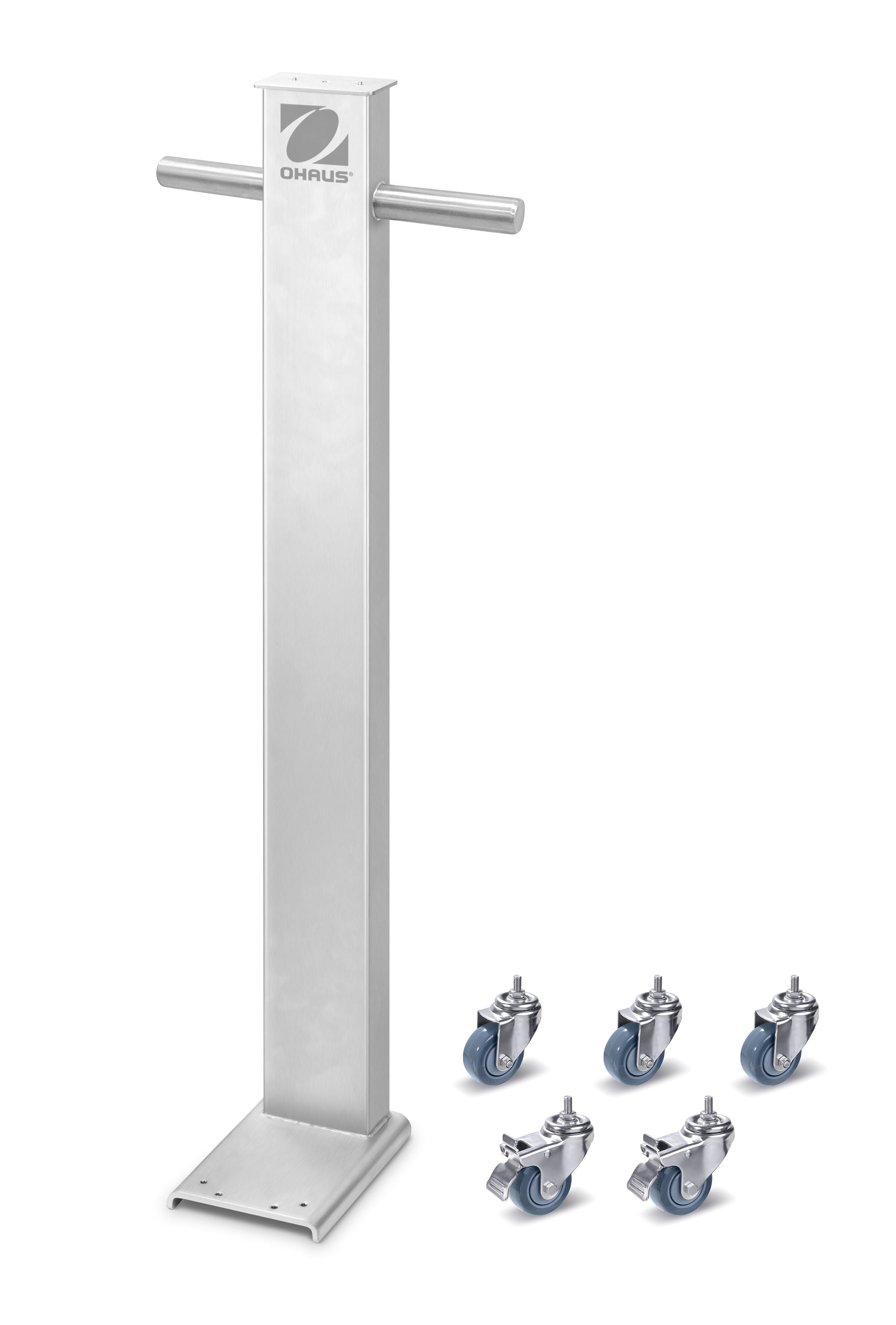 Ohaus 30795754 Stainless Steel Mobile Remote Column Kit - GNW Instrumentation