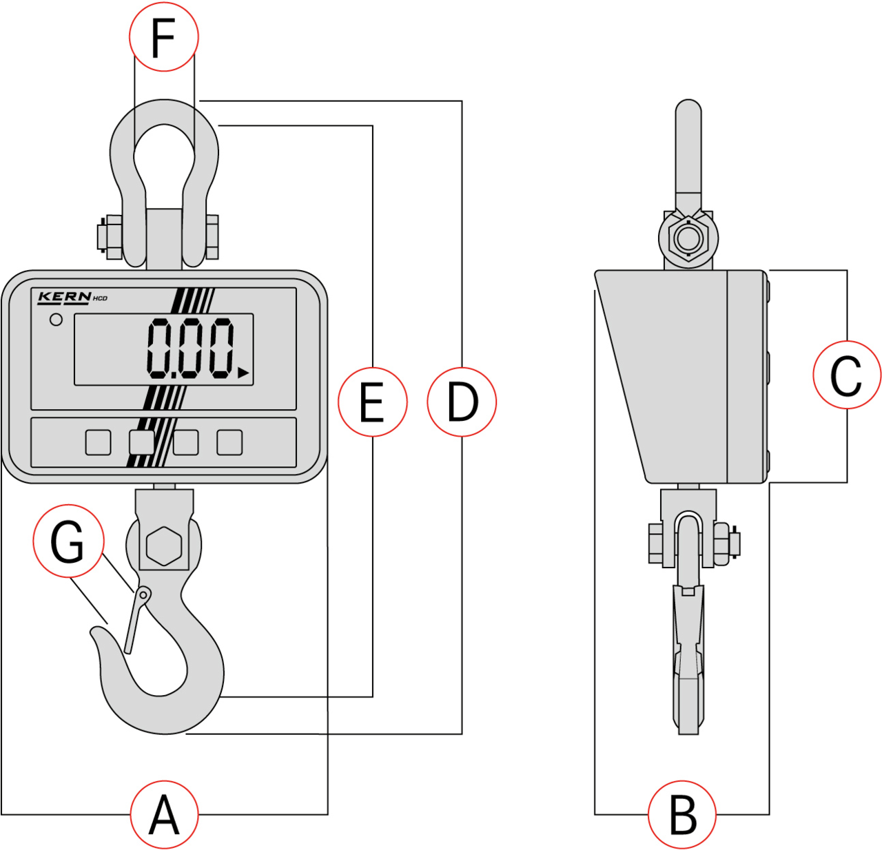 Kern HCD Crane Scales