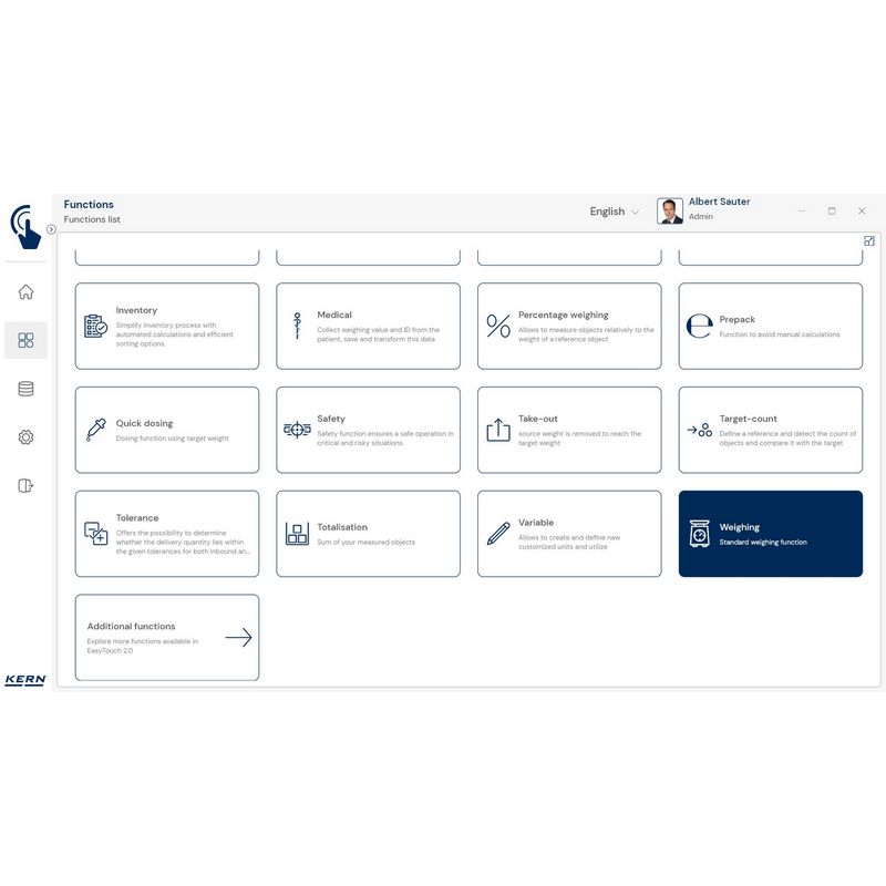 Kern SET-01 EasyTouch Base Software