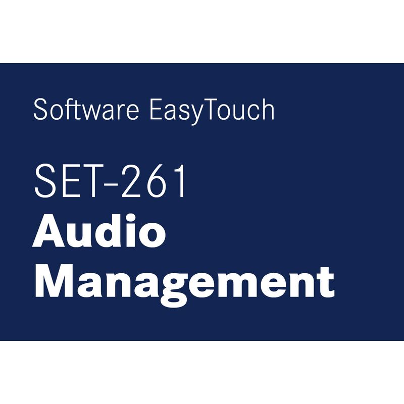 Kern SET-261 EasyTouch Audio Management Software - GNW Instrumentation