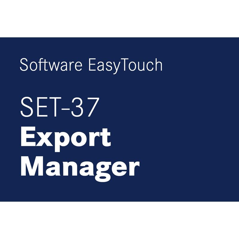 Kern SET-37 EasyTouch Export Manager Software