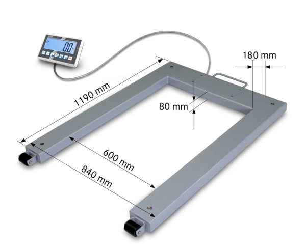 Kern UFC Pallet Scale Dimensions