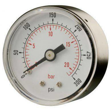 50mm Back Entry General Purpose Pressure Gauge - GNW Instrumentation