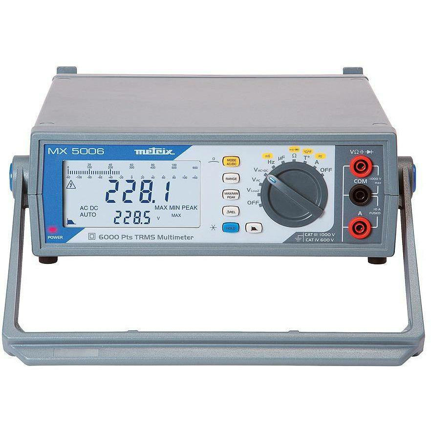 MX5006 - Bench Multimeter, 6,000 count - GNW Instrumentation