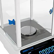 Close up view of Adam Luna analytical laboratory scale weighing platform