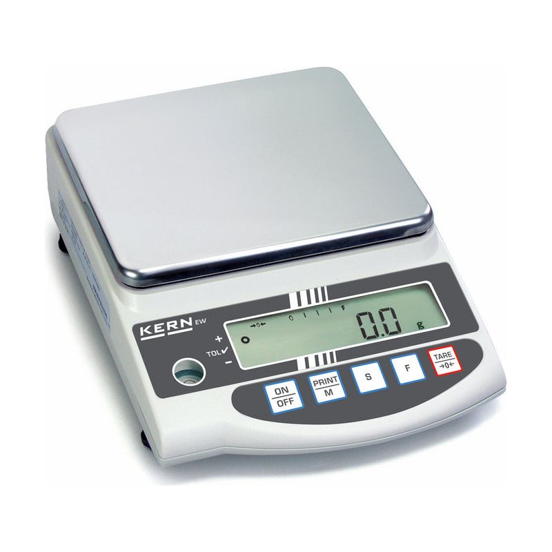 Front view of Kern EW-N / EG-N precision laboratory balances