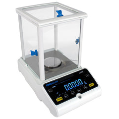 Left side view of Adam Luna analytical laboratory scale with draught enclosure