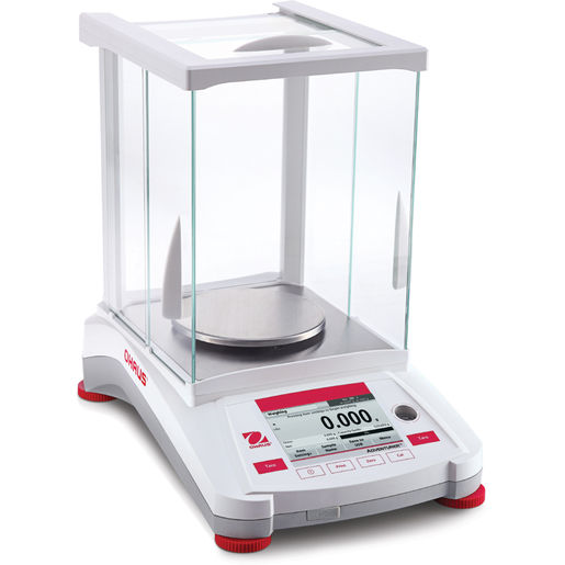 Ohaus Adventurer AX precision balance with draught shield