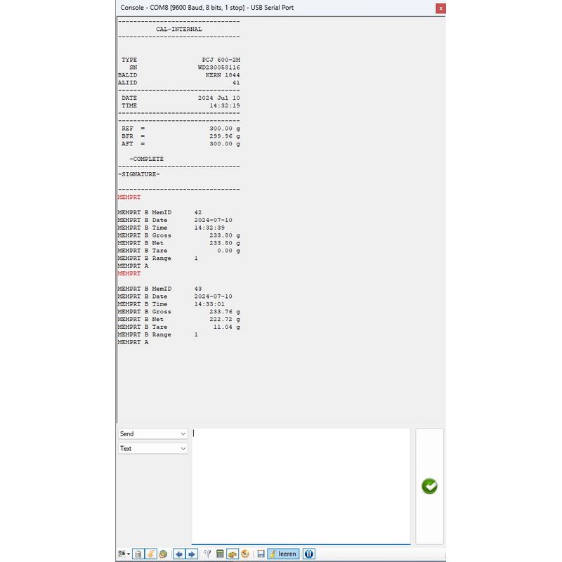 Kern SCD-4.0 PRO BalanceConnection Software - GNW Instrumentation