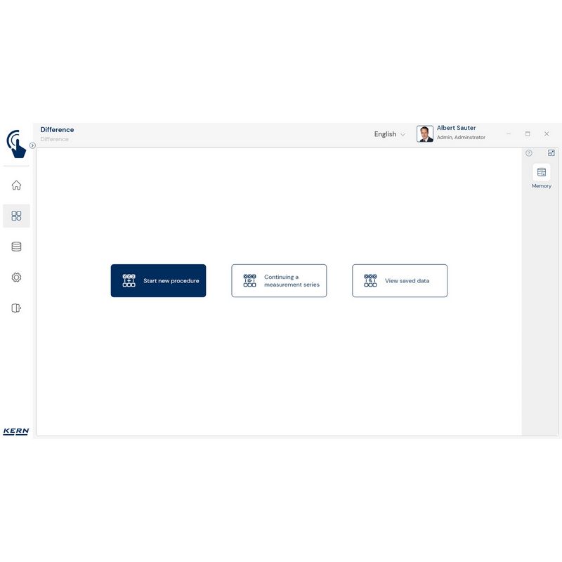 Kern SET-22 EasyTouch Difference Software