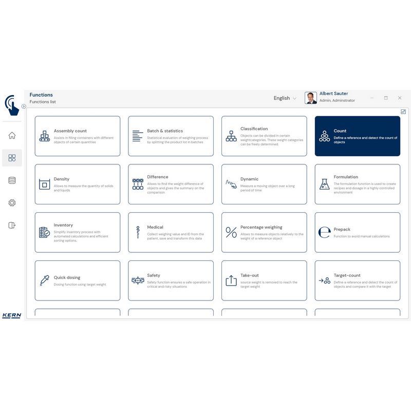 Kern SET-32 EasyTouch Count Software