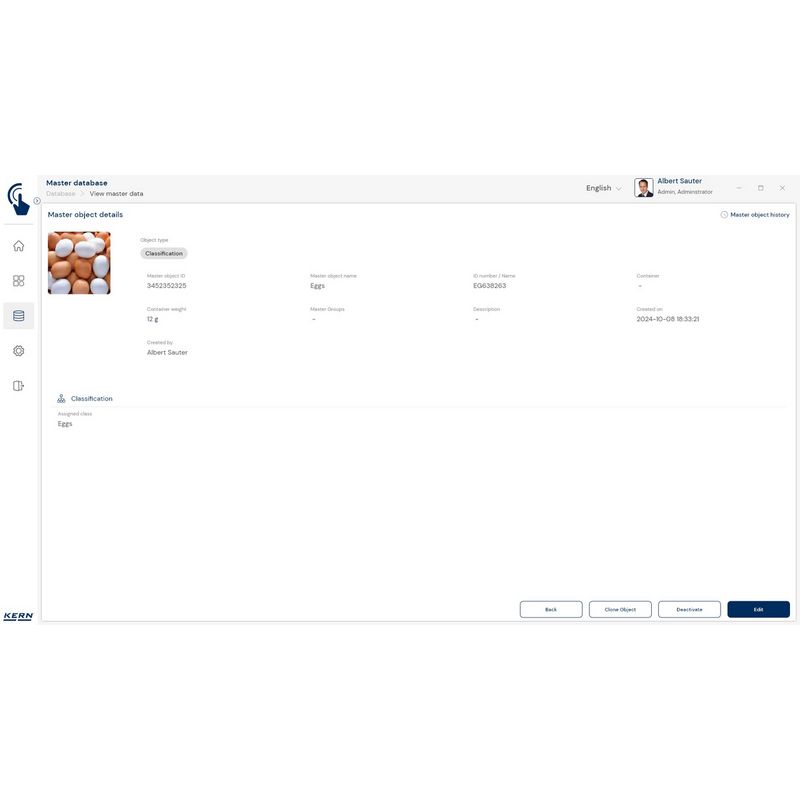 Kern SET-06 EasyTouch Classification Software - GNW Instrumentation