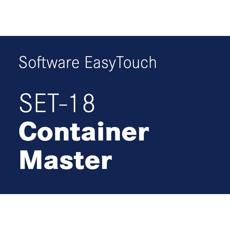 Kern SET-18 EasyTouch Container Master Software