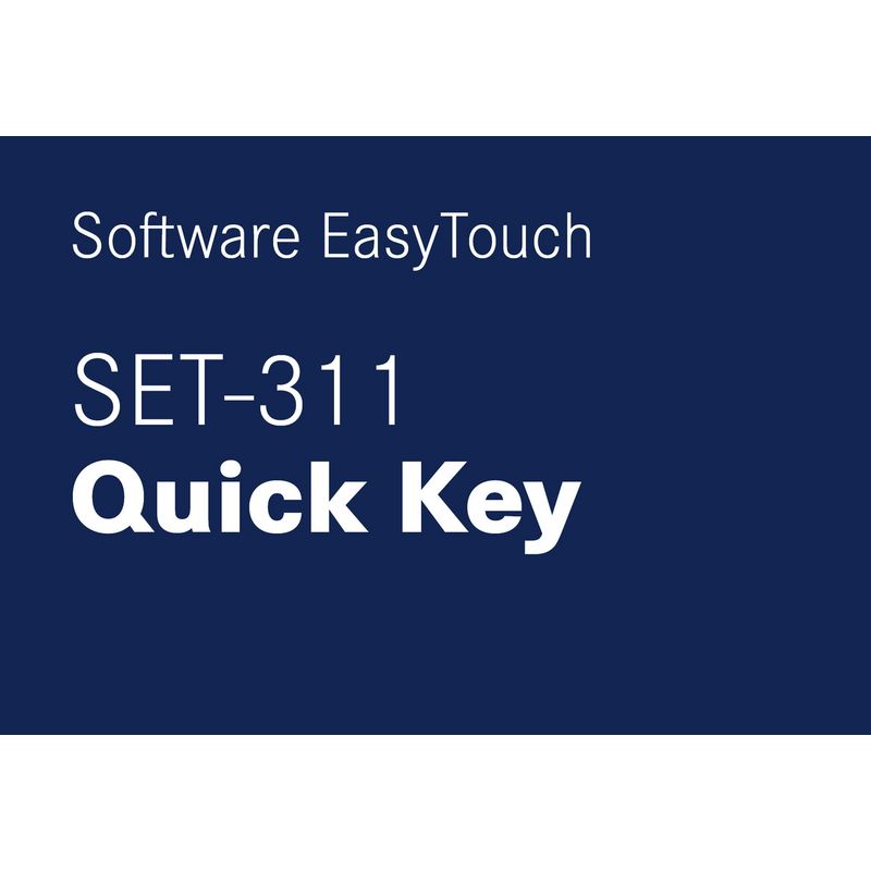 Kern SET-311 EasyTouch Quick Key Software