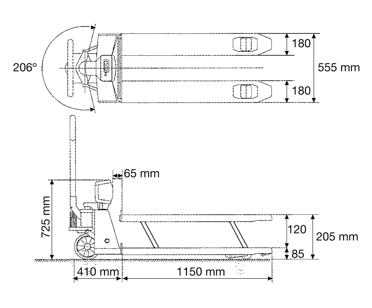 Kern VHB Pallet Truck Scales