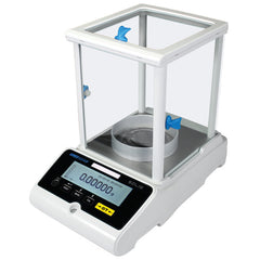 Side profile showing leveling feet of Kern professional weighing scale