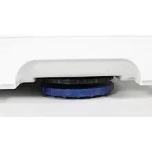 Scale in use with sample container placed on pan of Kern scientific weighing instrument