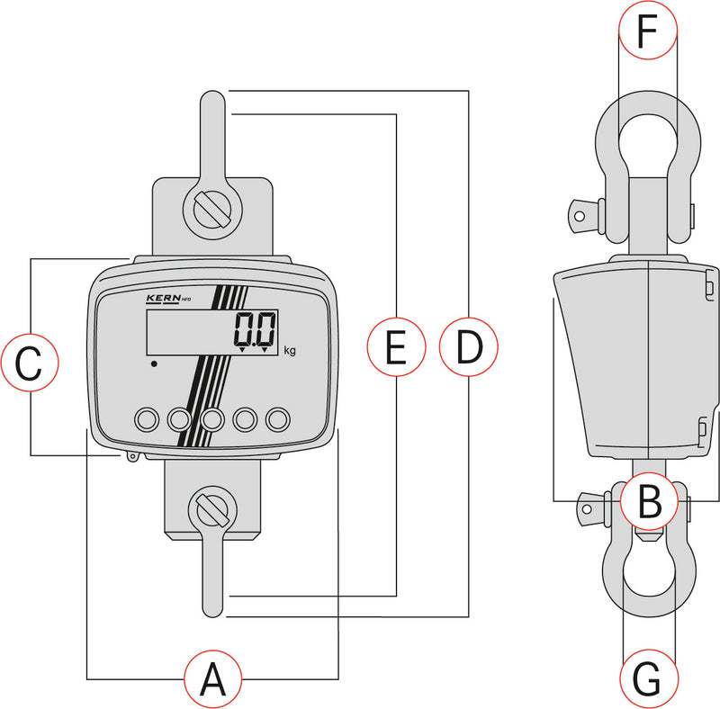 Kern HFD Crane Scales