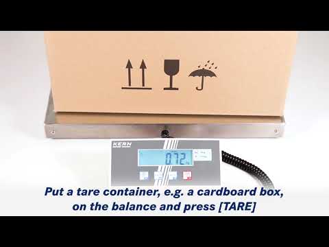 Kern EOB Platform Scales