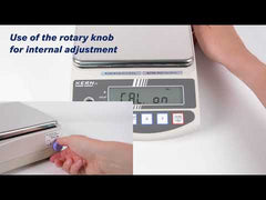 Demonstration video of  Kern EW-N / EG-N precision laboratory balances in use