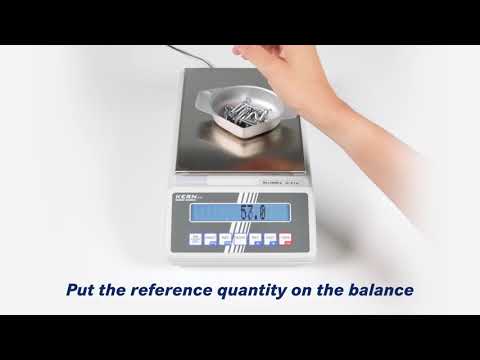 Demonstration video of Kern 572 precision laboratory balance in use