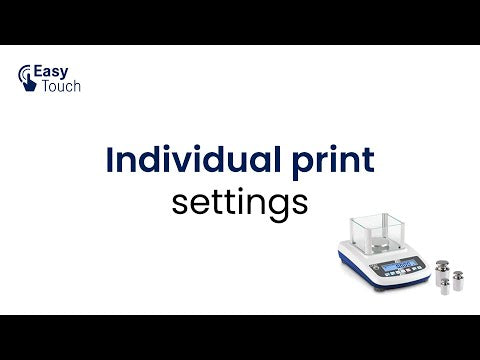 Kern SET-14 EasyTouch Indivuidual Print Software