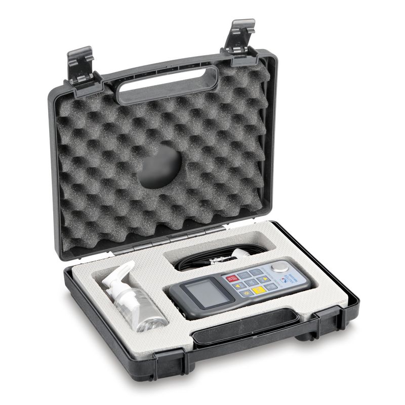 Sauter TN-US with accessories in a foam-lined case on a white background