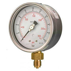 100mm Bottom Entry Industrial Pressure Gauge - GNW Instrumentation