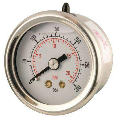 40mm Back Entry Glycerine Filled Pressure Gauge - GNW Instrumentation