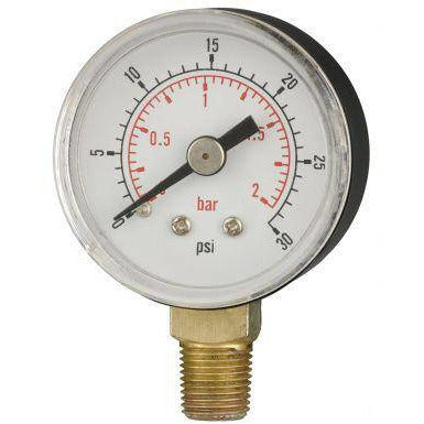 40mm Bottom Entry General Purpose Pressure Gauge - GNW Instrumentation