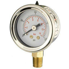 40mm Bottom Entry Industrial Pressure Gauge - GNW Instrumentation