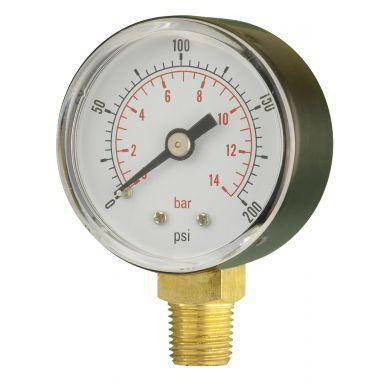50mm Bottom Entry General Purpose Pressure Gauge - GNW Instrumentation