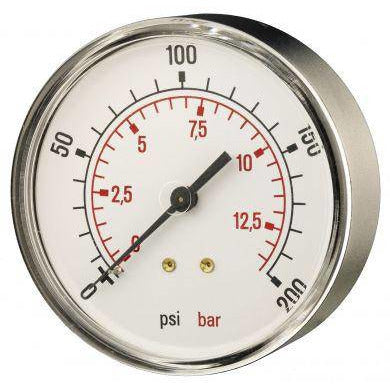 80mm Back Entry General Purpose Pressure Gauge - GNW Instrumentation