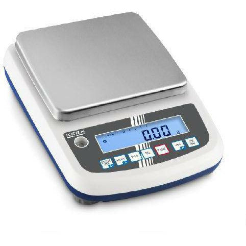 Front view of Kern PFB precision laboratory balance
