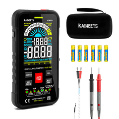 Kaiweets KM601 Smart Digital AC/DC Multimeter - TRMS 10000 Counts