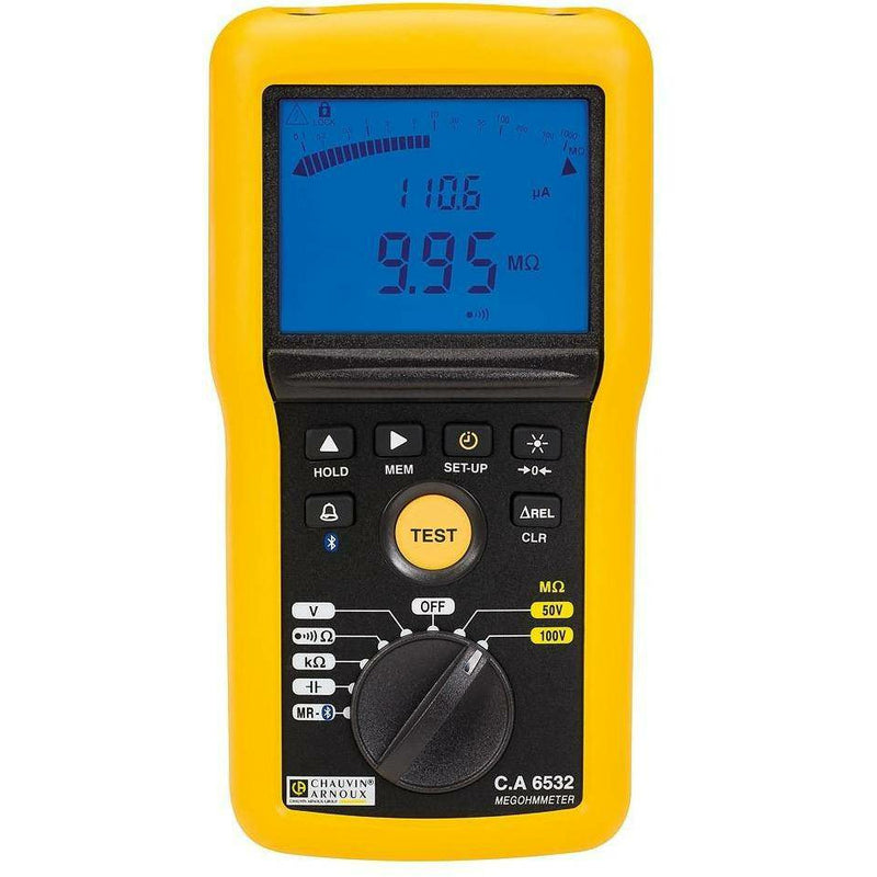 CA6532 - 50 - 100V Bluetooth Insulation Tester - GNW Instrumentation