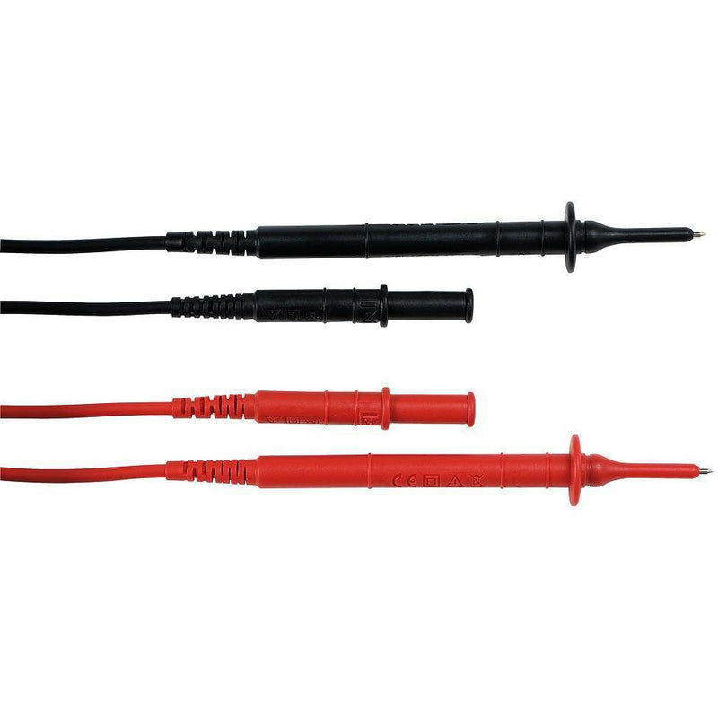 Straight Male Moulded PVC Test Leads With Probes - GNW Instrumentation