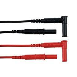 Straight & Elbowed Male Standard PVC Test Leads - GNW Instrumentation