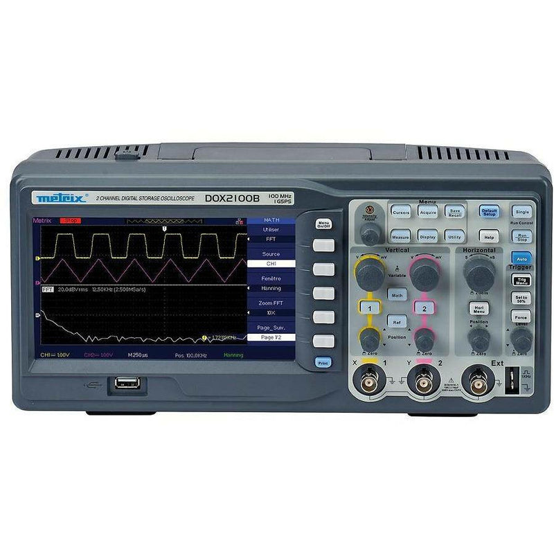 DOX2100B - 2 Channel Digital Oscilloscope 100Mhz - GNW Instrumentation