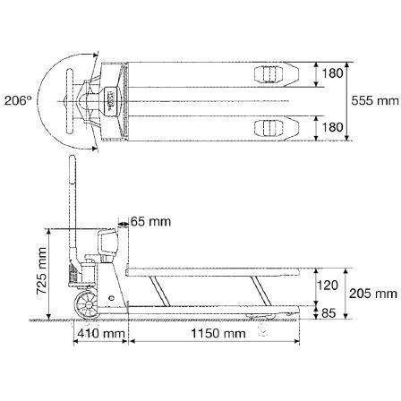 Kern VHB Pallet Truck Scale