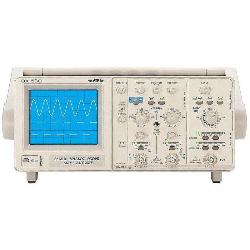 OX530 - 2 Channel 35 Mhz Oscilloscope - GNW Instrumentation